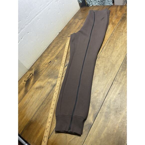Nike Women's L Tech Fleece High-Waisted Slim Zip Pants Brown FN7129-237 - Picture 12 of 12